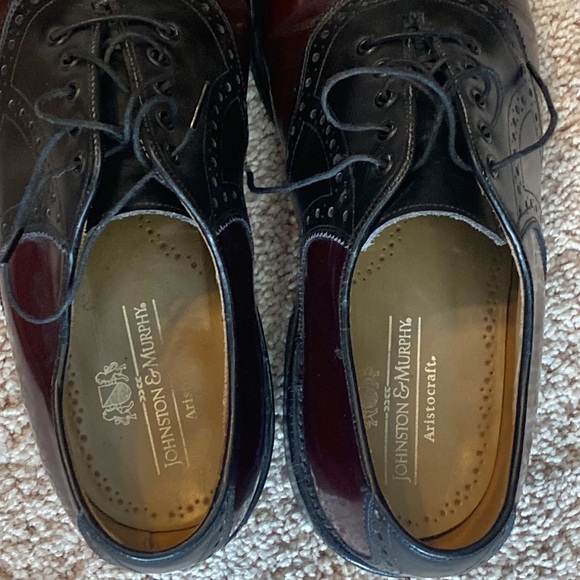 Johnston & Murphy Cordovan and Black Oxfords - Picture 6 of 8